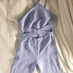 Revolve lavender jumpsuit
